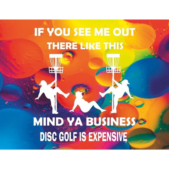 Disc Golf Funny Stripper Man PSYCHADELIC Mousepad Mouse Pad Computer Golf Gift - Picture 1 of 3